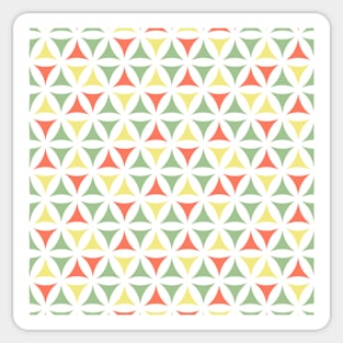 colorful sacred geometry pattern Sticker